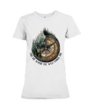 Find Me Where The Wild Premium Fit Ladies Tee tile