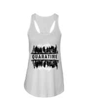 Quaratine Camping Ladies Flowy Tank tile