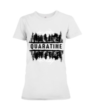 Quaratine Camping Premium Fit Ladies Tee tile