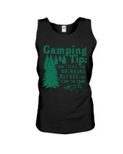 Camping Tip Unisex Tank tile