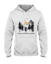 Social Distancing Expert Hooded Sweatshirt tile