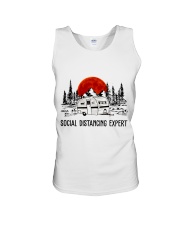 Social Distancing Expert Unisex Tank tile