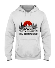 Social Distancing Expert Hooded Sweatshirt tile