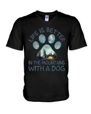 Life Is Better V-Neck T-Shirt tile