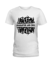 Quarantine And Chill Ladies T-Shirt tile