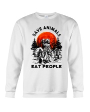 Save Animals Eat People Crewneck Sweatshirt tile