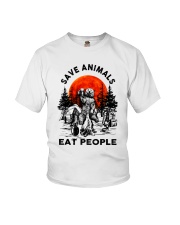 Save Animals Eat People Youth T-Shirt tile