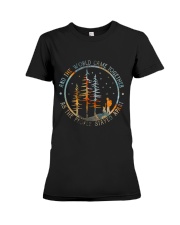 And The World Came Together Premium Fit Ladies Tee tile