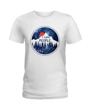 I Hate People Ladies T-Shirt thumbnail