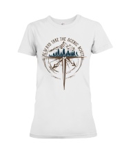 Always Take The Scenic Route Premium Fit Ladies Tee thumbnail
