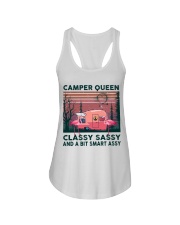 Camper Queen Ladies Flowy Tank tile