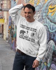 I Just Need To Run Crewneck Sweatshirt lifestyle-unisex-sweatshirt-front-4