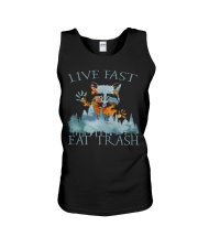Live Fast Eat Trash Unisex Tank tile