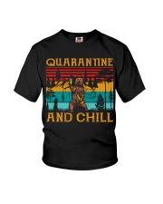 Quarantine And Chill Youth T-Shirt tile