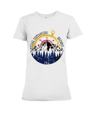 Social Distancing Expert Premium Fit Ladies Tee tile