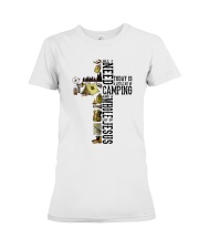 All I Need Is Camping Premium Fit Ladies Tee tile