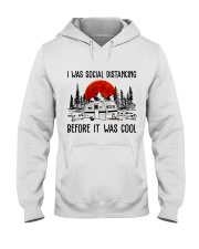 I Was Social Distancing Hooded Sweatshirt tile