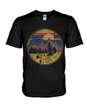 I Hate People V-Neck T-Shirt tile