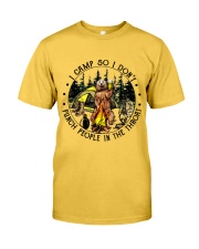 Punch People In The Throat Classic T-Shirt front