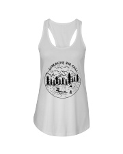 Quarantine And Chill Ladies Flowy Tank tile