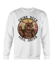Drink Beer Hail Satan Crewneck Sweatshirt tile