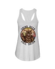Drink Beer Hail Satan Ladies Flowy Tank tile