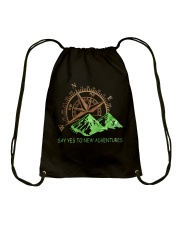 Say Yes To New Adventure Drawstring Bag tile