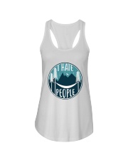 T Hate People Ladies Flowy Tank tile