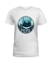 T Hate People Ladies T-Shirt tile