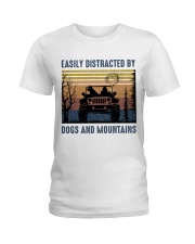 Dogs And Mountains Ladies T-Shirt tile