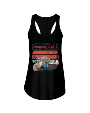 Avoiding People Ladies Flowy Tank tile
