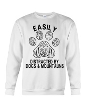 Dogs And Mountains Crewneck Sweatshirt tile