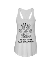 Dogs And Mountains Ladies Flowy Tank tile