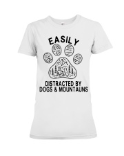 Dogs And Mountains Premium Fit Ladies Tee tile