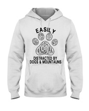 Dogs And Mountains Hooded Sweatshirt tile