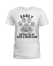 Dogs And Mountains Ladies T-Shirt tile