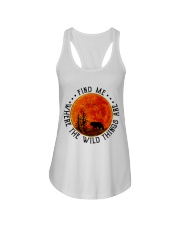 Find Me Where The Wild Things Ladies Flowy Tank tile