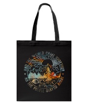 And The World Came Together Tote Bag tile