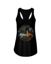 And The World Came Together Ladies Flowy Tank tile