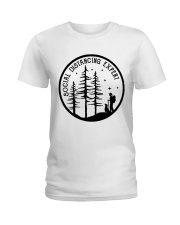 Social Distancing Expert Ladies T-Shirt tile