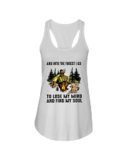 And Into The Forest I Go Ladies Flowy Tank tile