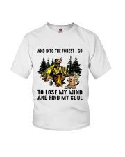 And Into The Forest I Go Youth T-Shirt tile