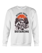 Because Social Distancing Crewneck Sweatshirt tile