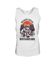Because Social Distancing Unisex Tank tile