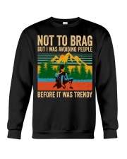 Not To Brag Crewneck Sweatshirt tile