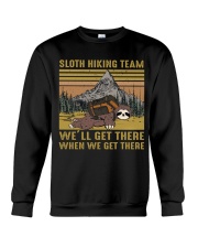Sloth Hiking Team Crewneck Sweatshirt tile