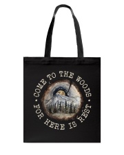 Come To The Woods Tote Bag tile