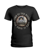 Come To The Woods Ladies T-Shirt tile