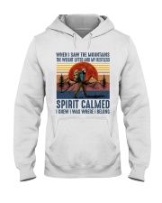 When I Saw The Mountains Hooded Sweatshirt tile