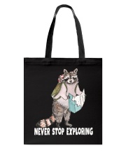 Never Stop Exploring Tote Bag tile